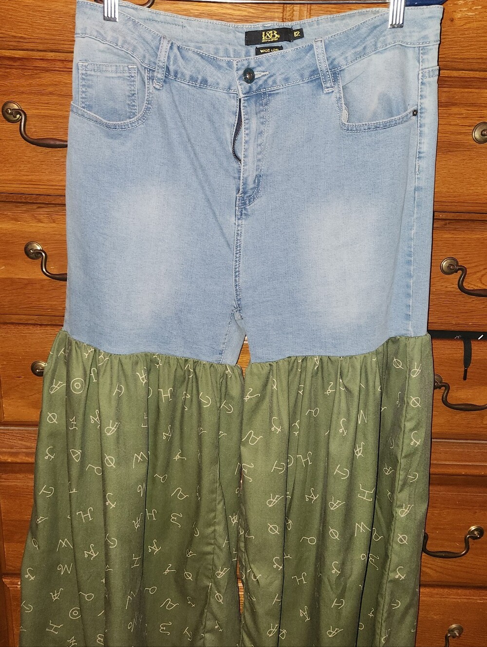 L&B Wide Leg Denim Sz 12